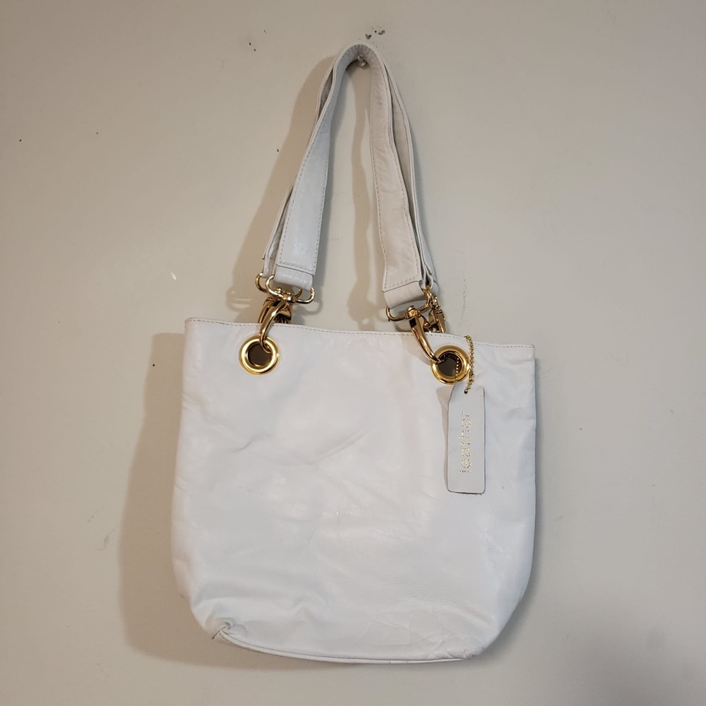 Nwot Unbranded White Leather Bag